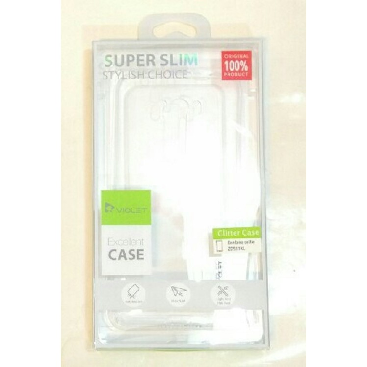 Violet Hardcase Clear Transparant Case Zenfone Selfie ZD551KL
