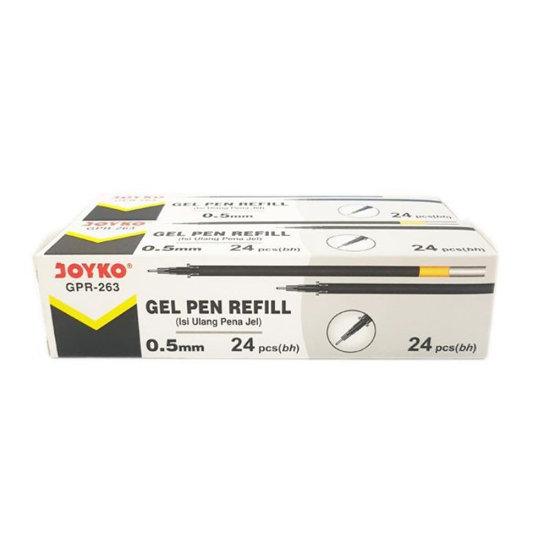 

Refill Isi Pen GPR-263 Tinta Hitam 0.5mm Joyko Harga Per Pcs