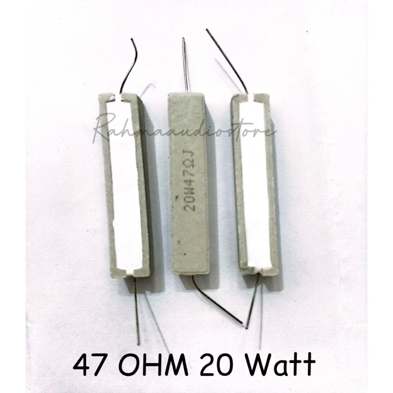 RKAPUR | RESISTOR 47 OHM 20 WATT/47R 20W