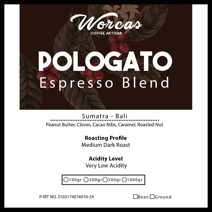 

DISKON TERBATAS !!! WORCAS KOPI POLOGATO ESPRESSO BLEND 1 KG TERLARIS