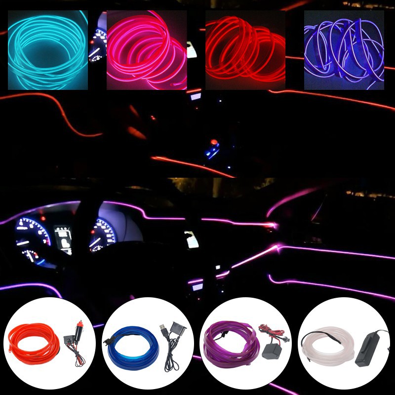 Lampu Strip Neon Led Fleksibel Panjang usb Untuk Dekorasi Interior