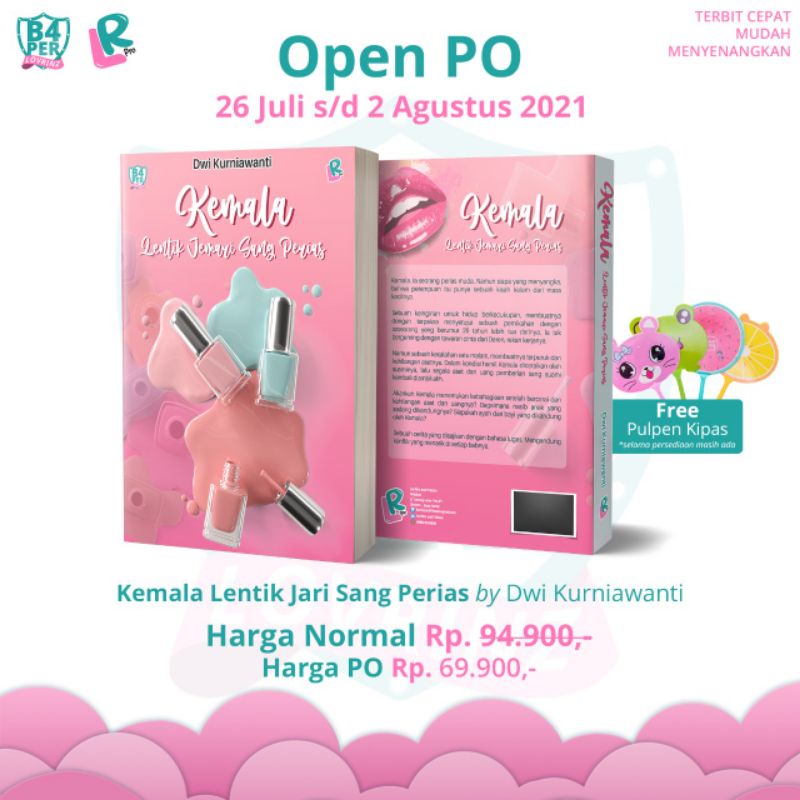 

Novel Kemala: Lentik Jemari Sang Perias. Penulis: Dwi Kurniawanti