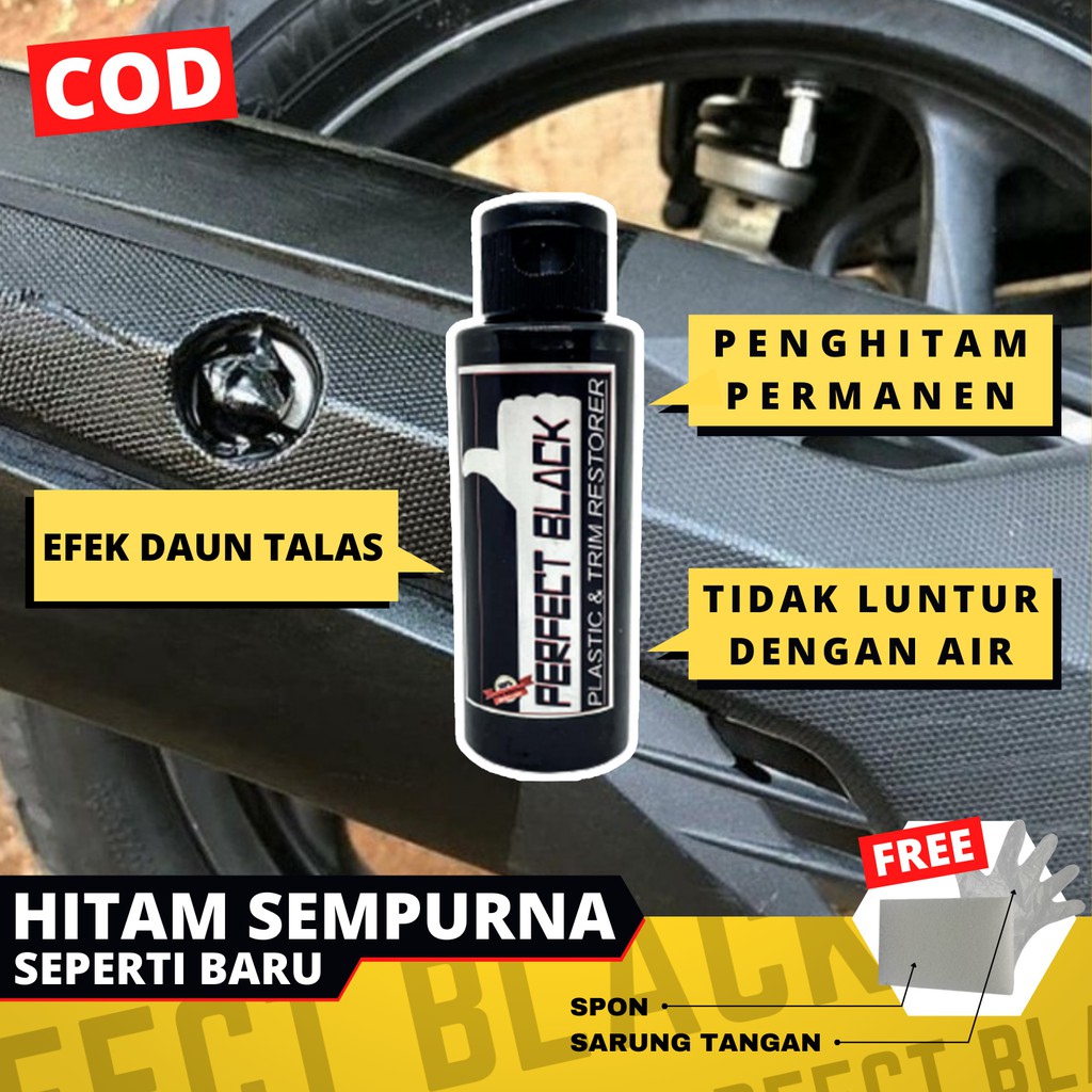 penghitam body bodi motor permanen back to black permanent aero black