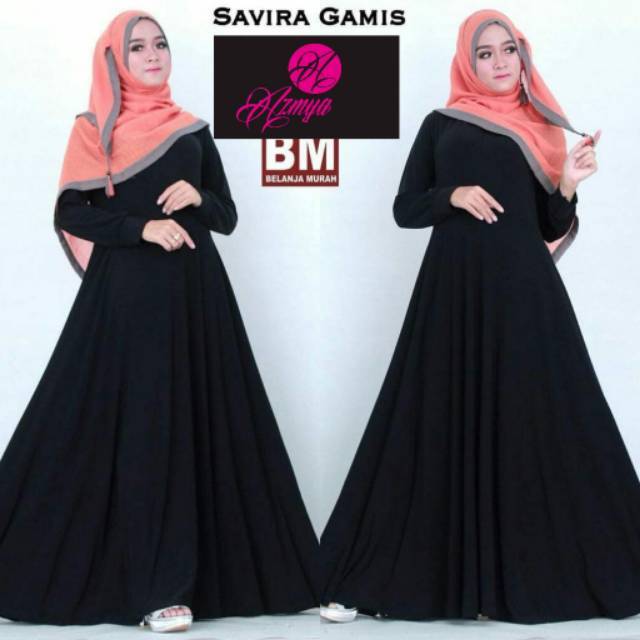 Gamis Jersey Polos Tebal Busui