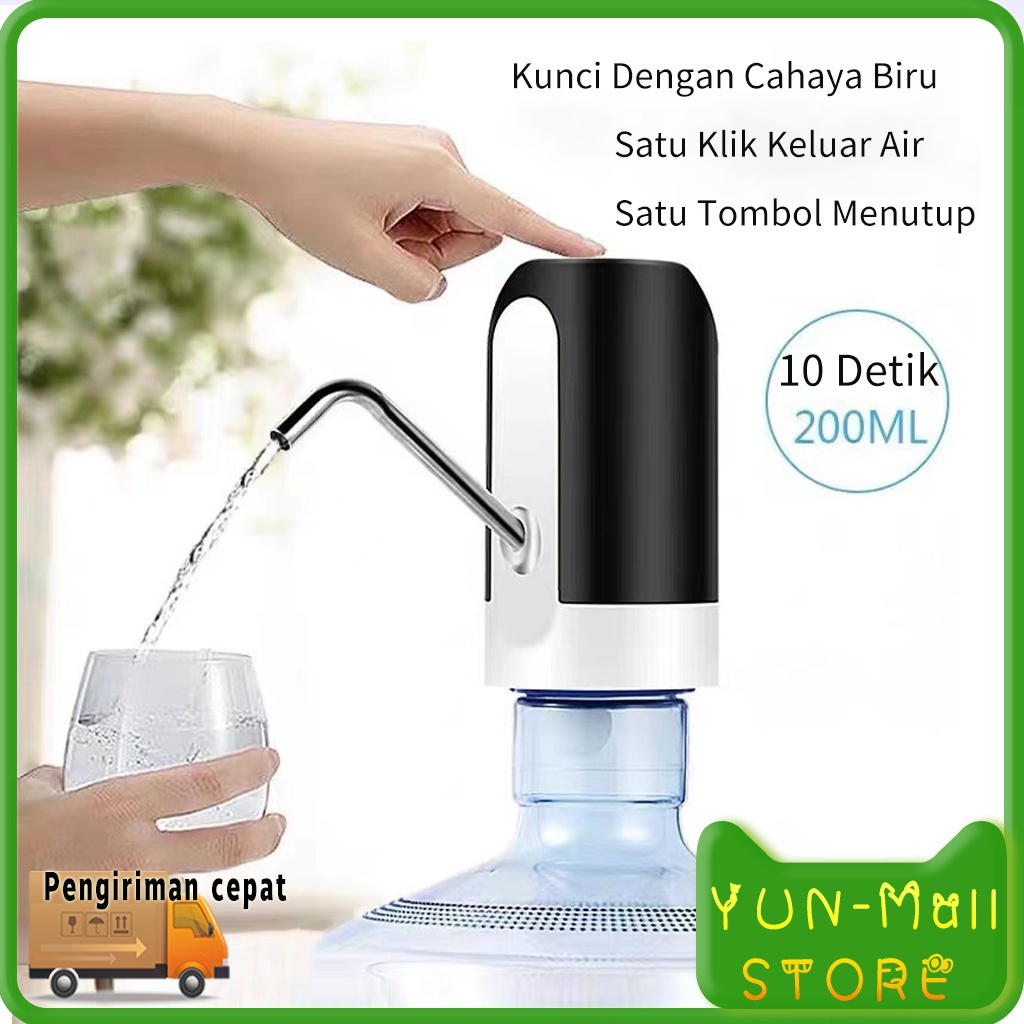 ( Harga Promo ) Pompa Galon Elektrik USB Rechargeable Dispenser Air Minum Otomatis Pompa Air Galon Elektrik Portable Water Electric terlaris