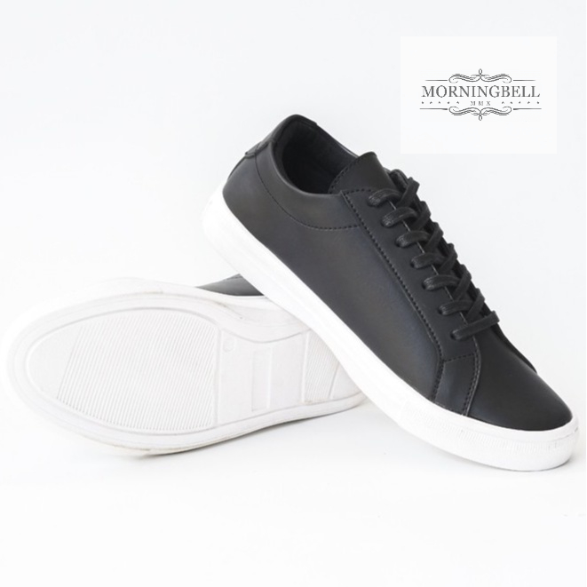 morningbell Vegan -  sepatu pria sneakers / morningbell sneaker / vegan black