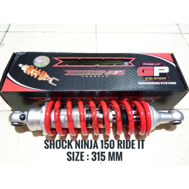 Mono Shock Ninja 150 - Mono Shock Ride It GP- ProSeries 315mm