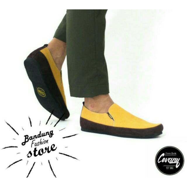 Sepatu Casual Pria Kulit TERLARIS By Bandung Fashion Store Ft. Cevany
