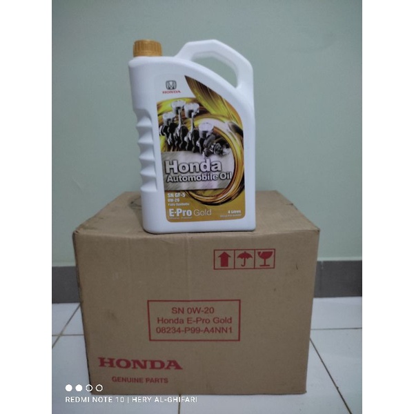 OLI HONDA E-PRO GOLD 0W_20