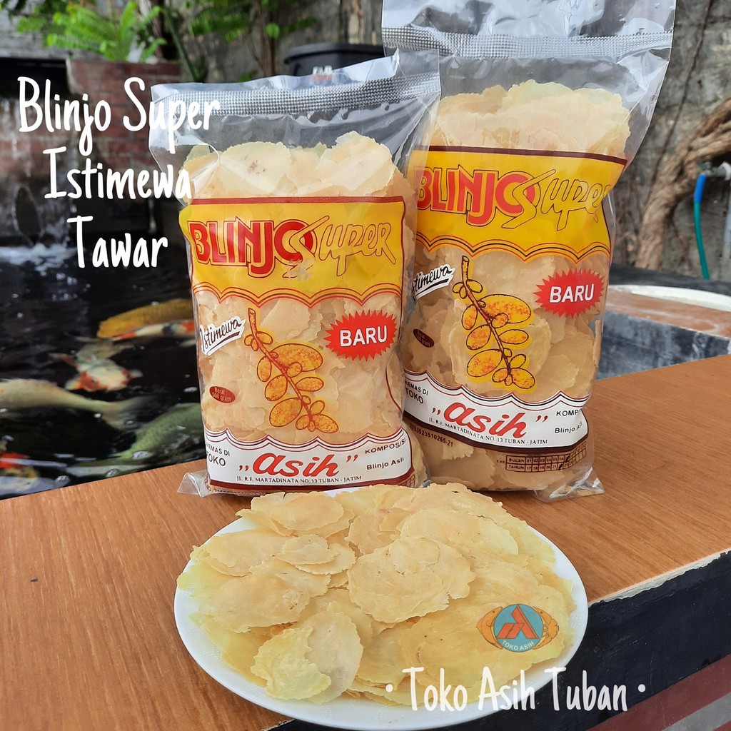 

Blinjo Super Istimewa Tawar 500gr (Mentah) Toko Asih - Emping Blinjo / Melinjo / Mlinjo / Belinjo