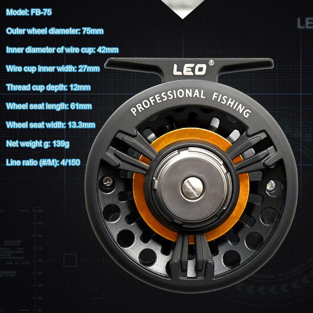 TOP Fly Fishing Rheel Hot Casting Aluminium Alloy Gagang Halus Pengereman Fly wheel