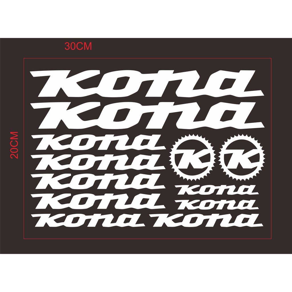 cutting sticker frame spedah kona