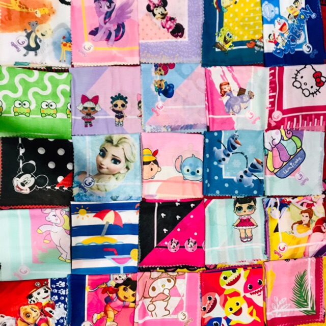 VOAL PRINTING ANAK KARAKTER MINUS / HIJAB ANAK REJECT {RANDOM}