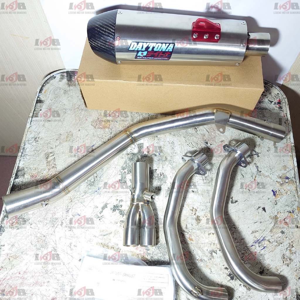 Fullsystem Knalpot CBR 250cc GP Taper Slash Muffler DB Killer