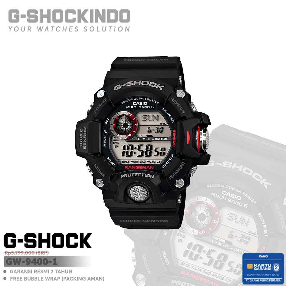 Casio G-Shock GW-9400-1 / GW-9400-1DR Original