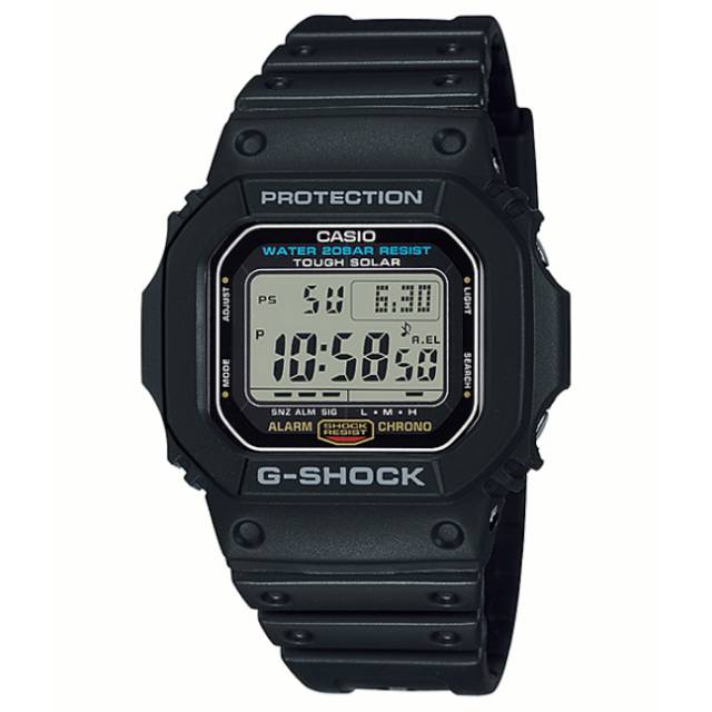 Jam Tangan Pria Casio G-Shock Type G-5600E-1DR Original / Casio Gshock G-5600E-1 Tough Solar