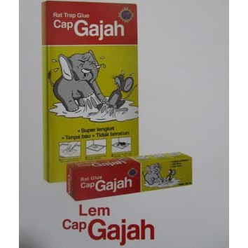 Lem Tikus Cap Gajah Trap 75 gr / Lem Tikus Pake Papan langsng nempel TOP***