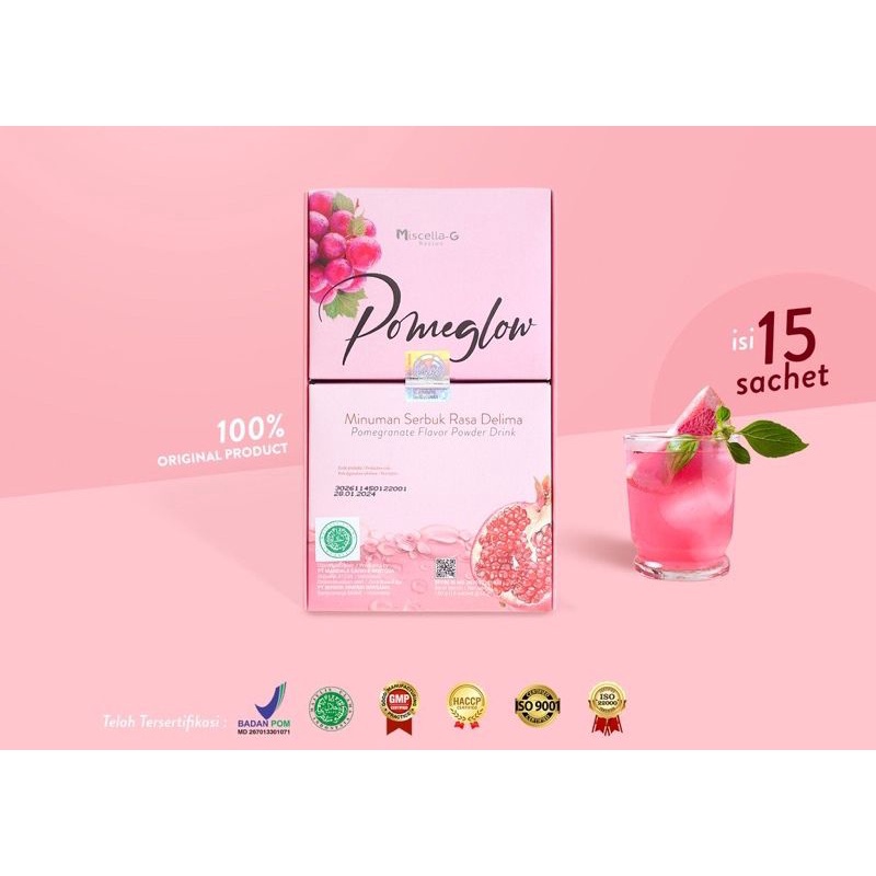 POMEGLOW COLLAGEN DRINK ISI 15 ORIGINAL