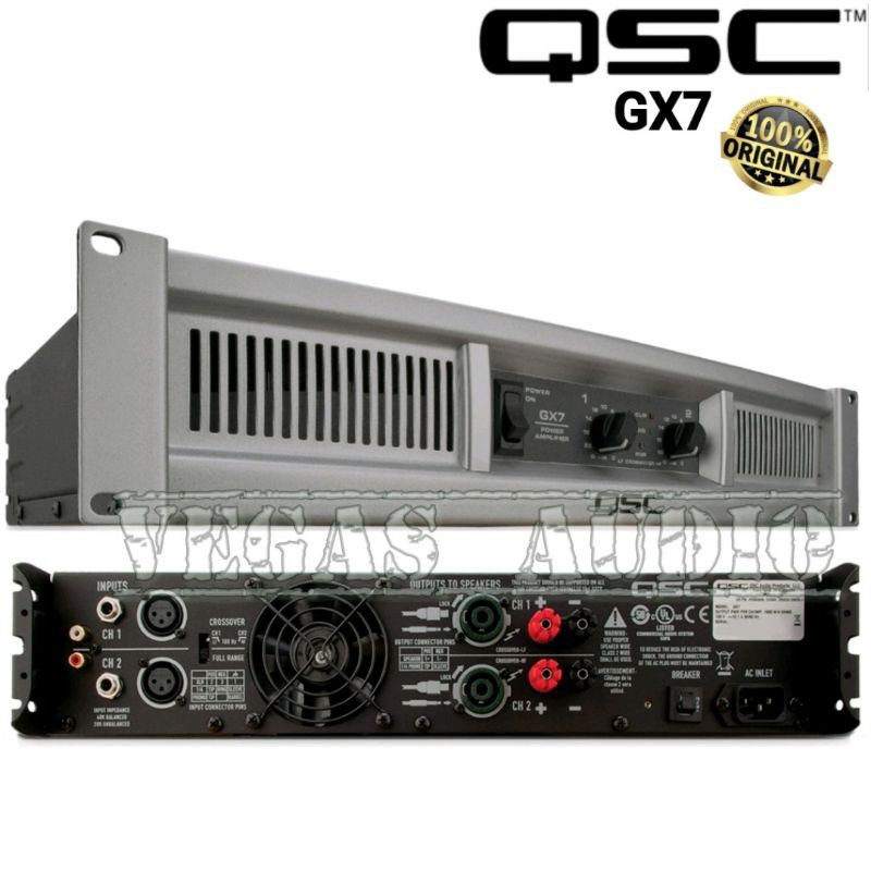 Jual QSC GX7 POWER AMPLIFIER ORIGINAL | Shopee Indonesia