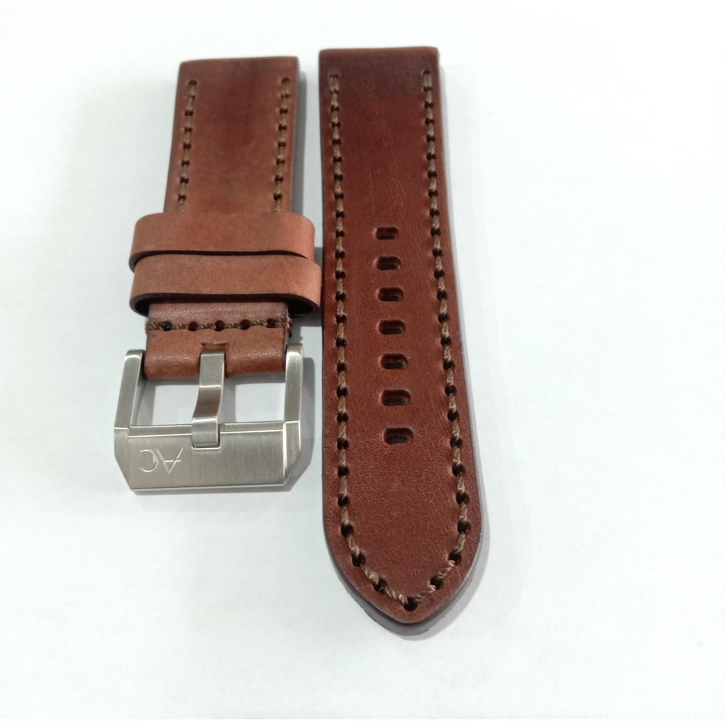 TALI KULIT ASLI / STRAP WATCH / LEATHER ALEXANDRE CHRISTIE UK 26 MM BROWN ORIGINAL