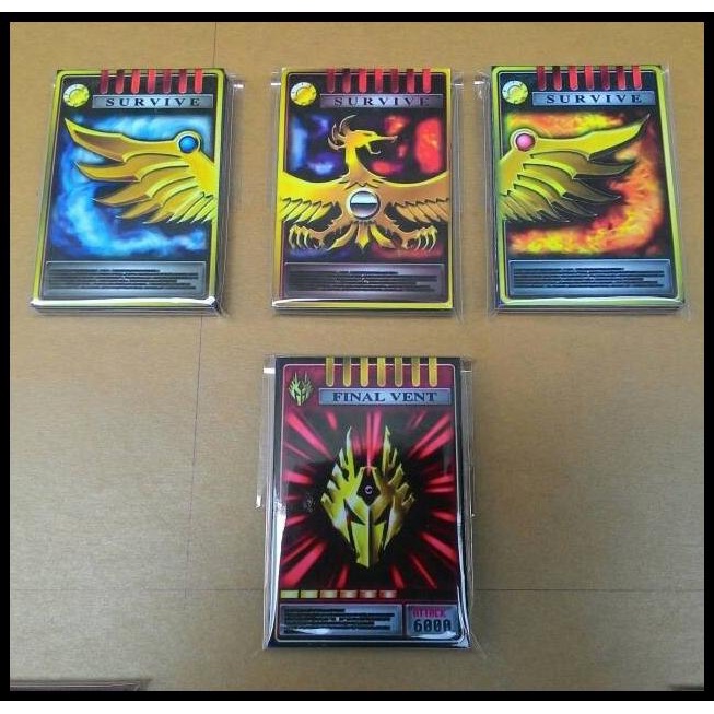 (Promo Hari Ini) Kamen Rider Ryuuki Card / Kartu Kamen Rider Ryuki Custom