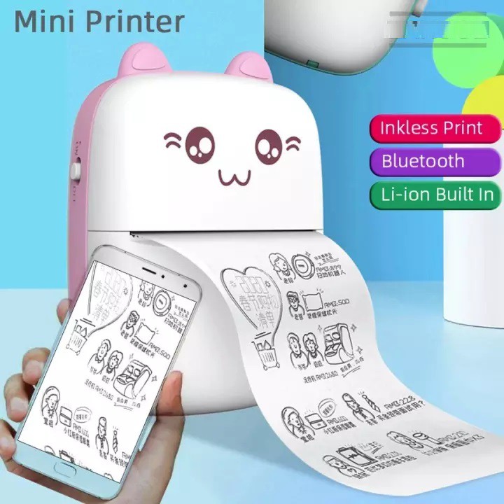 

Mini Printer Foto & File Koneksi Bluetooth via Smartphone - Promo
