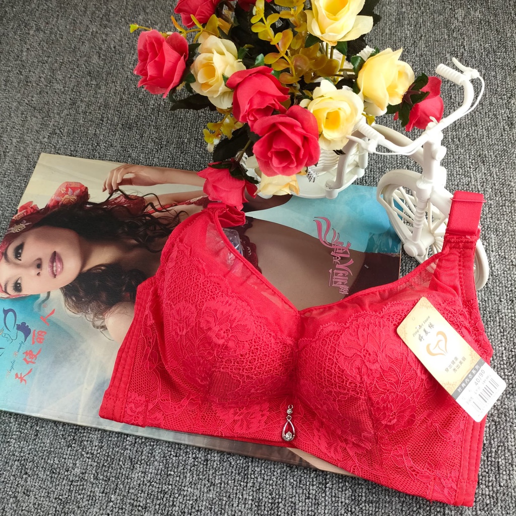 BRA WANITA BW- 1906 IMPORT ADA KAWAT BUSA SUPER TEBAL SIZE 34-40