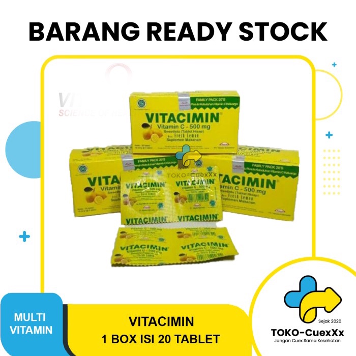 Vitacimin 1box isi 20 tablet