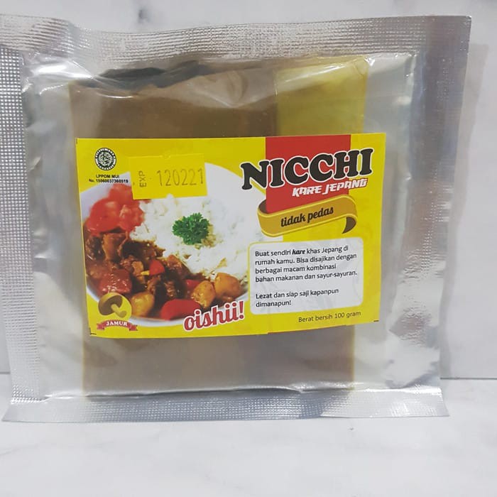 

NICCHI KARE JEPANG 100 GRAM JAMUR / BUMBU KARI SAPI INSTAN