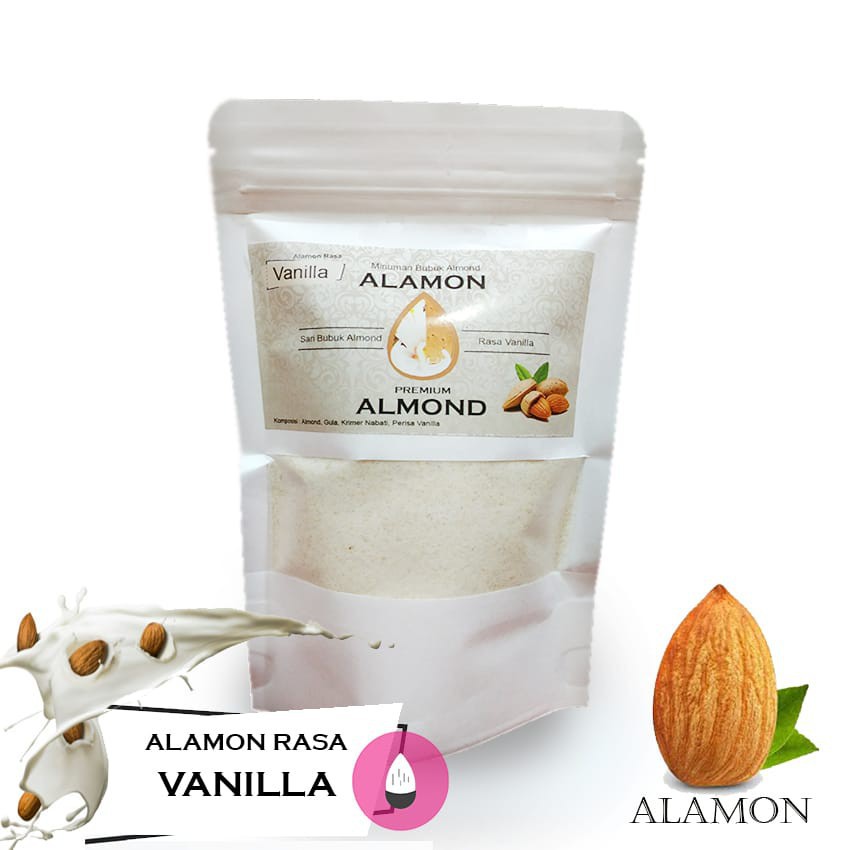 

Susu Almond Bubuk - Alamond - Rasa Vanilla | ASI BOOSTER | Minuman Kesehatan