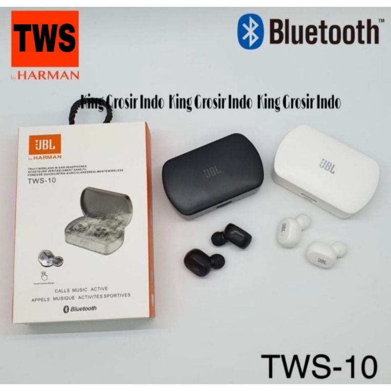 Headset Bluetooth TWS 10 Wireless Earphone TWS10 TWS-10 Touch