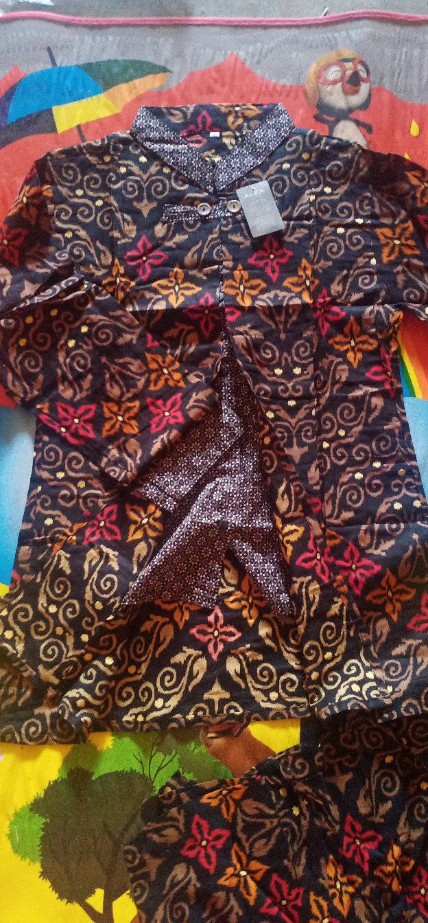 Atasan Batik Dolby Dolbi Dobby Doby Tenun Sutra Tulis Halus Katun Atbm Baron ,sarombit Atasan