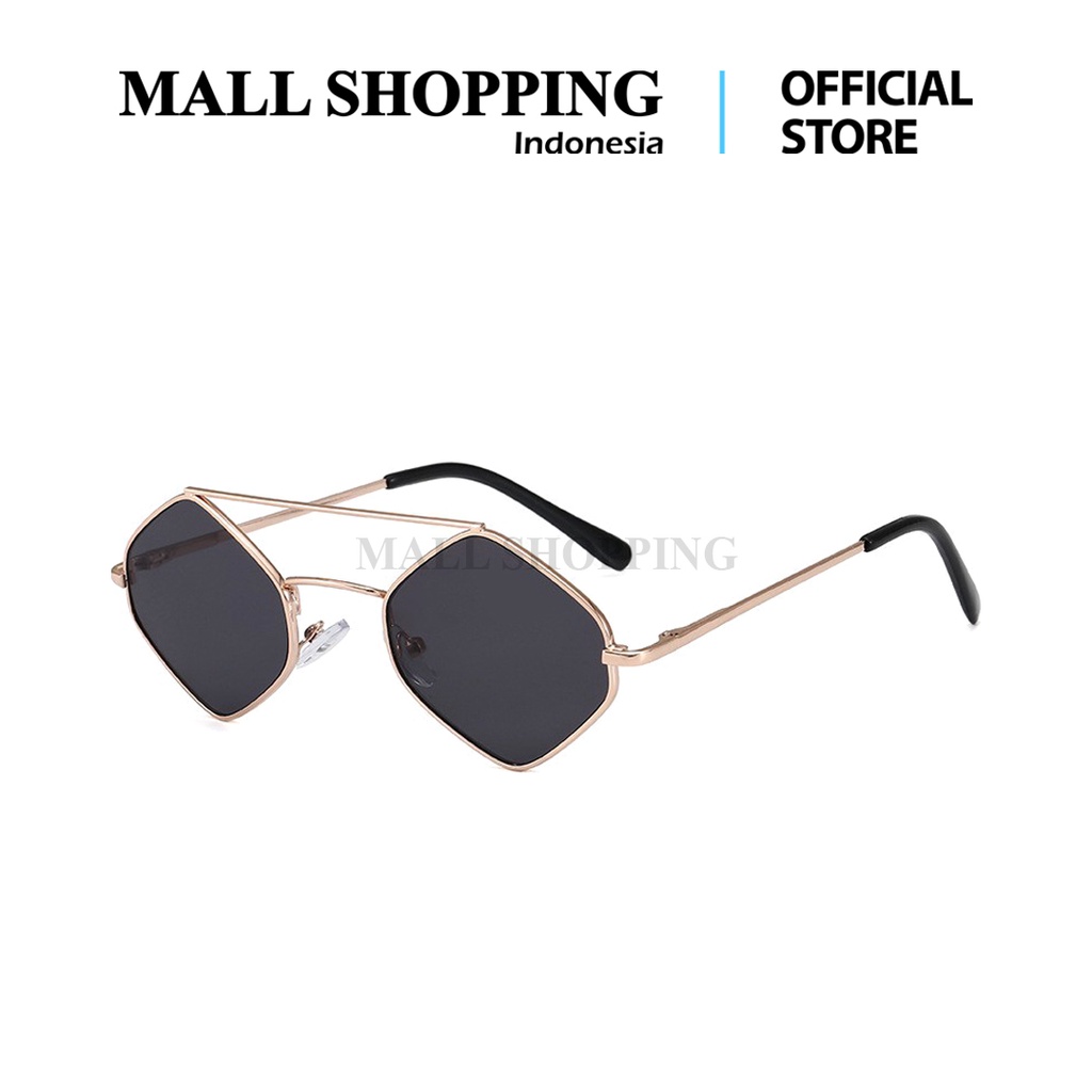 (COD) Kacamata Fashion Korea Segi Motif Sunglasses ❤️❤️MALLSHOPPING❤️❤️