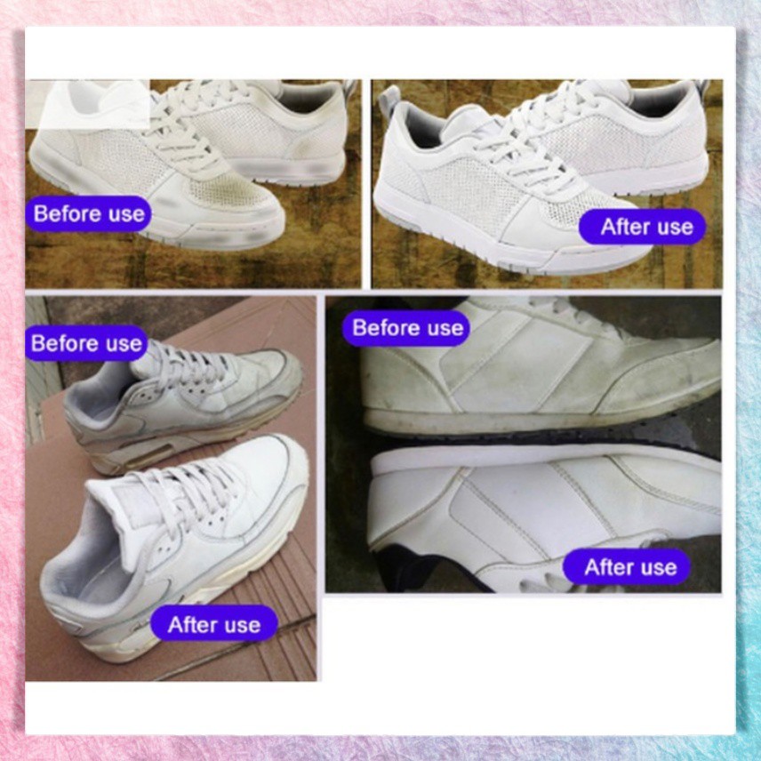 Pembersih Sepatu Penghilang Noda Pemutih Sneakers Tas Shoes Cleaner Sabun Cuci Perawatan Sepatu