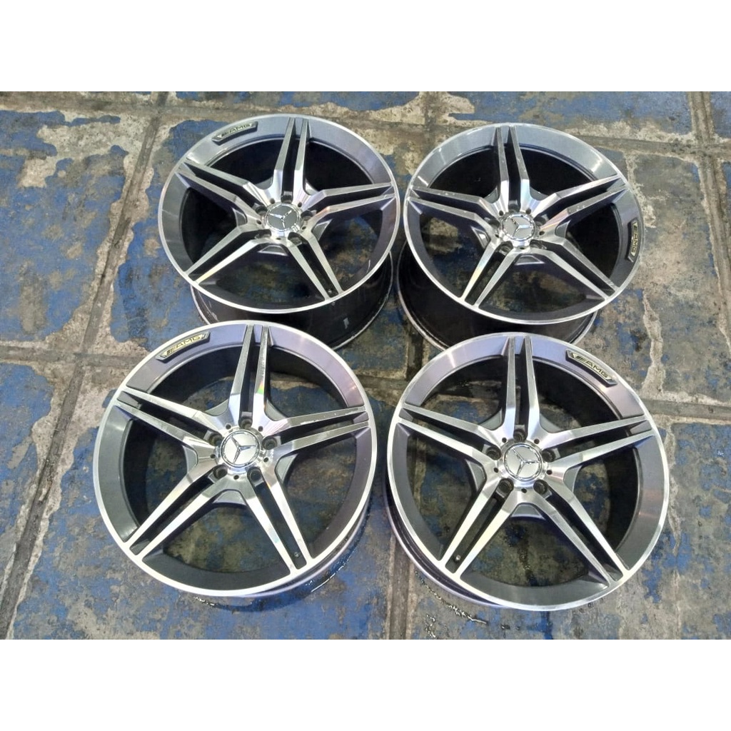 tersedia velg  bekas amg r20x85 95 pcd 5x112 seken bekas murah pelek seken berkualitas