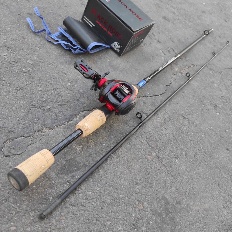 set casting pancing casting BC lizard black rose ratio 8.1:1 drag 10 kg carbon rod