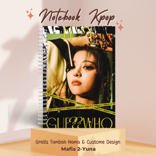 

[TERLARIS] Notebook A5 Custome Buku Tulis Buku Catatan KPOP Buku Agenda ITZY MAFIA VER 2 CUSTOME