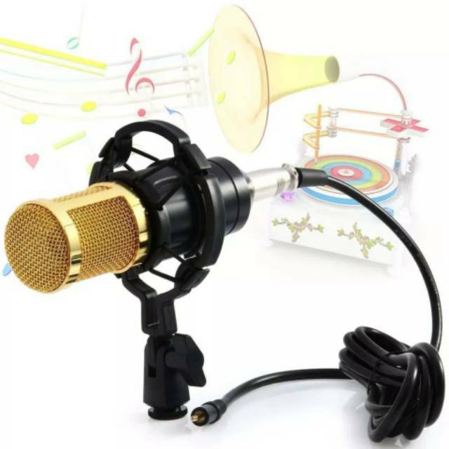 RECORDING SMULE YOUTUBE YOUTUBER MIC CONDENSER BM800 ORIGINAL TAFFWARE BM 800 ALAT REKAMAN