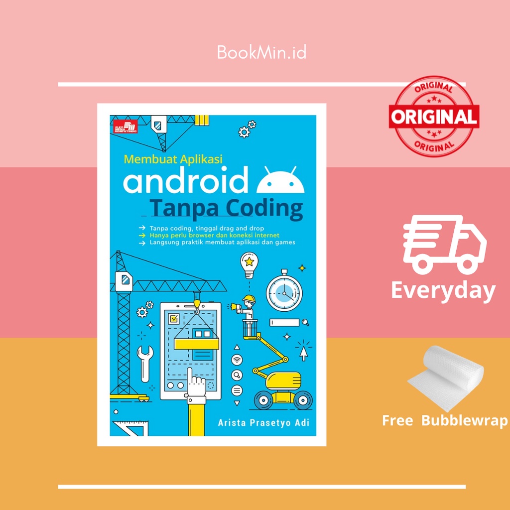 Jual Buku Membuat Aplikasi Android Tanpa Coding ByArista Prasetyo Adi ...