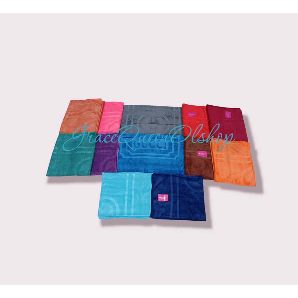 Handuk Mandi Gucci Dewasa Jumbo 85X150 cm Lembut Halus Daya Serap Tinggi Bagus Cantik