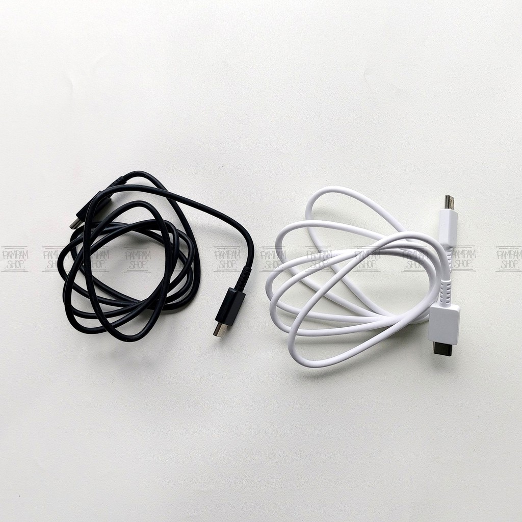 Kabel Data Charger Samsung TYPE C TO TYPE C Super Fast Charging 60W A80 S10 Plus S20 Note 10 20 Ori