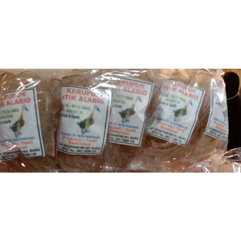 

krupuk itik/bebek