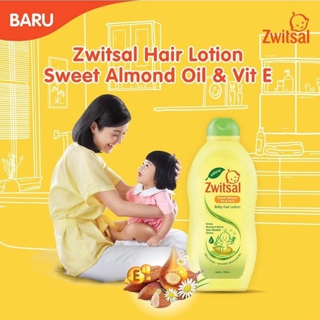 Zwitsal Baby Hair Lotion Sweet Almond Oil &amp; Vit E 100ml