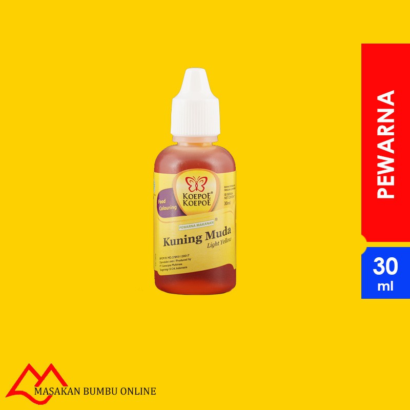 

Pewarna Makanan Kuning Muda - Merk Koepoe Koepoe