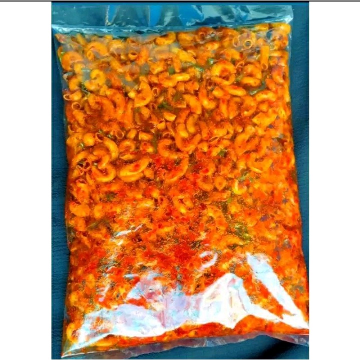 

Makaroni Bantet Kriuk cikruh Pedas Daun Jeruk 250 gr