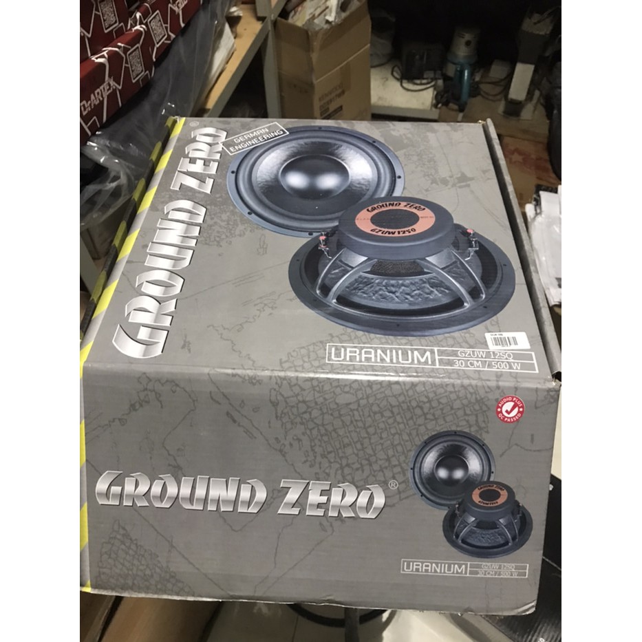 SUBWOOFER GROUND ZERO URANIUM 12 INCH GZ UW 12 SQX GARANSI RESMI
