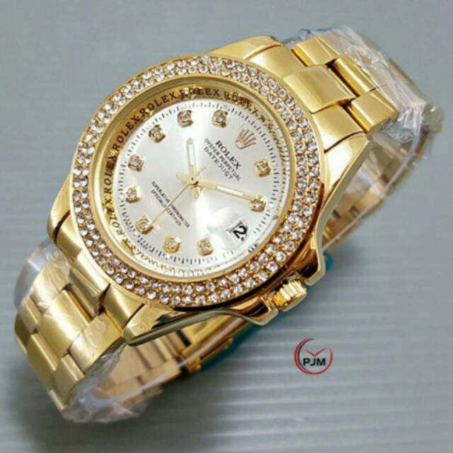 Jam Tangan Rolex Datejust Diamond Super Mewah - Jam Tangan Wanita Super Mewah