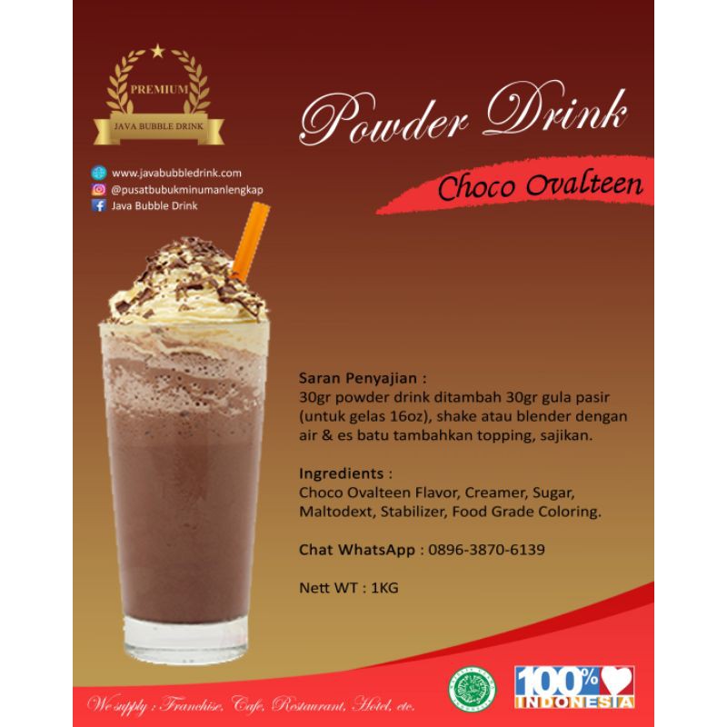 

Bubuk Minuman Choco Ovalteen