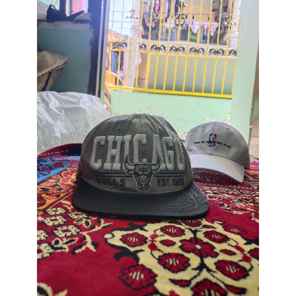 topi second ori chicago bulls NBA free 1topi rondom