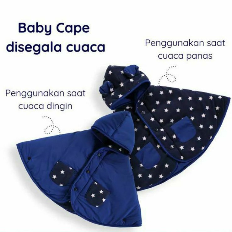 CuddleMe Baby Cape Original Cuddle Me Jaket Mantel Anak Bayi Balita Laki Laki Perempuan Boy Girl Cowok Cewek 0 6 12 Bulan 1 2 3 Tahun-2